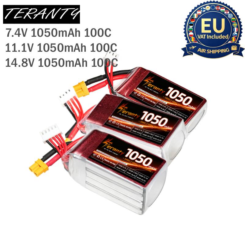Drone Battery 3S - 2PCS 1050mAh 2S 3S 4S RC