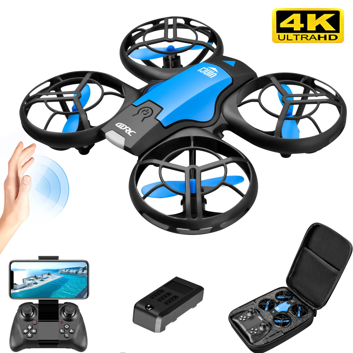 V8 New Mini Drone 4K Professio - Drone Battery Case ulasan dan harga