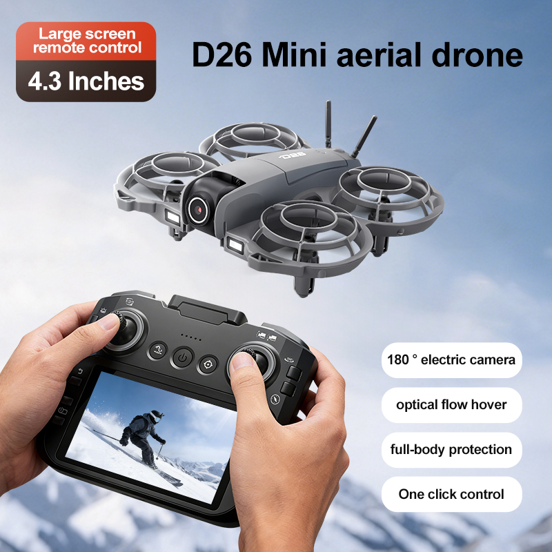 D26 Drone 4K Aerial HD 180° Ca - Drone Battery Case ulasan dan harga