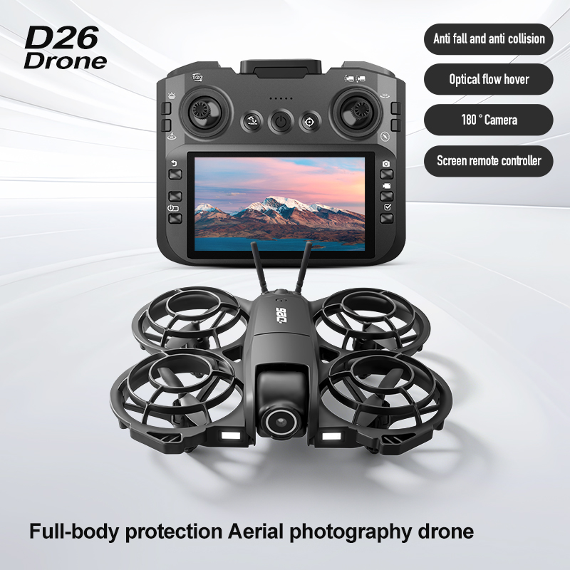 D26 Drone 4K Aerial HD 180° Ca - Drone Battery Case ulasan dan harga