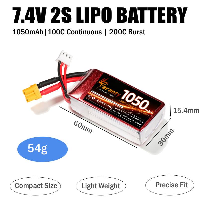 2PCS 1050mAh 2S 3S 4S RC Lipo  - Drone Battery 3S ulasan dan harga